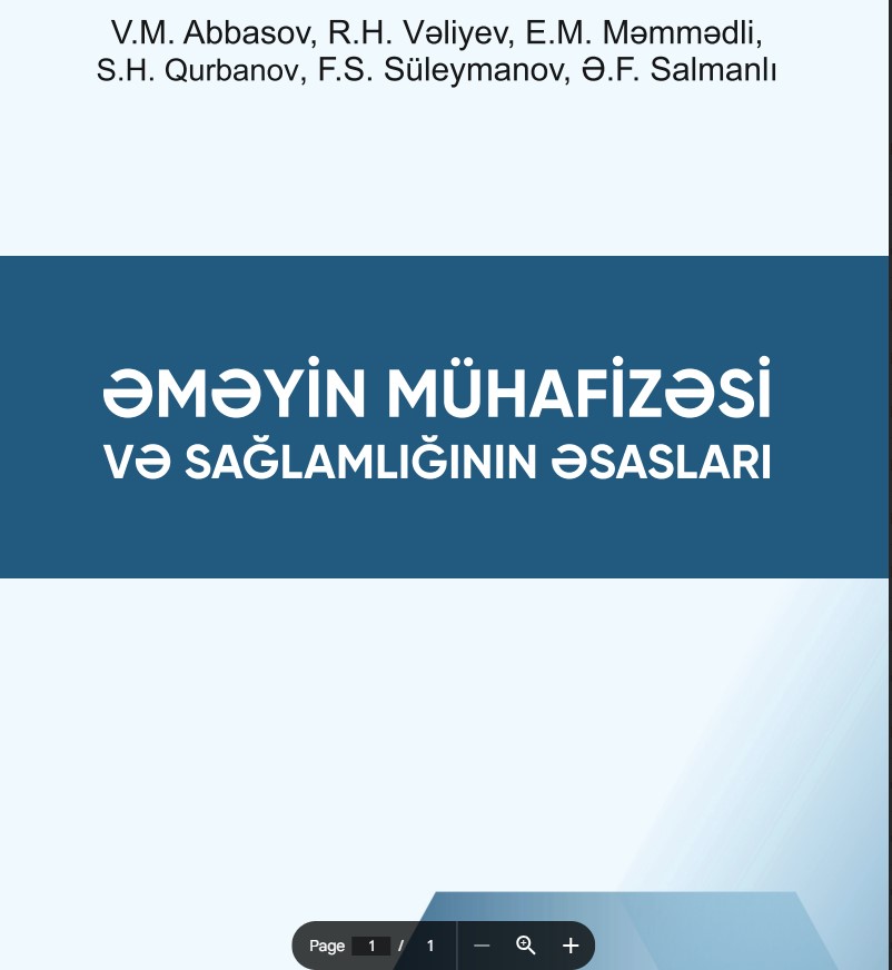 Əməyin mühafizəsi və sağlamlığının əsasları
