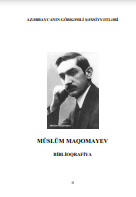 Müslüm Maqomayev: Biblioqrafiya 