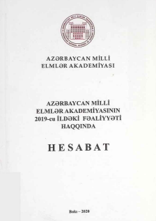 Azərbaycan Milli Elmlər Akademiyasının 2019-cu ildəki fəaliyyəti haqqında hesabat