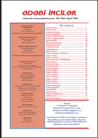 Ədəbi incilər -  Ədəbi-bədii, ictimai-publisistik jurnal №3. Mart-Aprel /2024