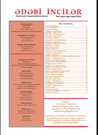 Ədəbi incilər - Ədəbi-bədii, ictimai-publisistik jurnal №9. mart-aprel-may/2025