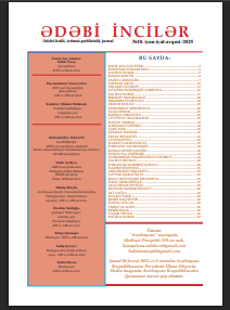 Ədəbi incilər - Ədəbi-bədii, ictimai-publisistik jurnal №10. iyun-iyul-avqust /2025