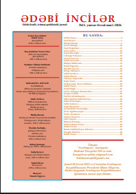 Ədəbi incilər (ədəbi-bədii, ictimai publisistik jurnal) №11, yanvar-fevral-mart 2026