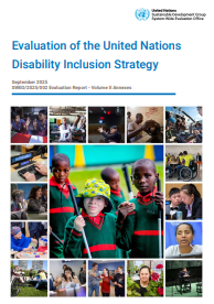 Evaluation of the United Nations Disability Inclusion Strategy