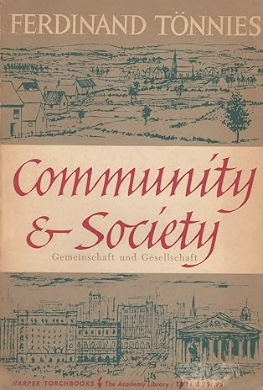 Community and Society