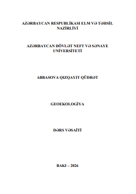 Geoekologiya. Dərs vəsaiti