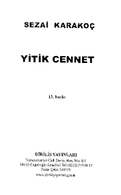 Kentsel Yeşil Alanların  Sürdürülebilir Yönetimi