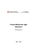 Camal Məhərrəm oğlu Əhmədov: biblioqrafiya