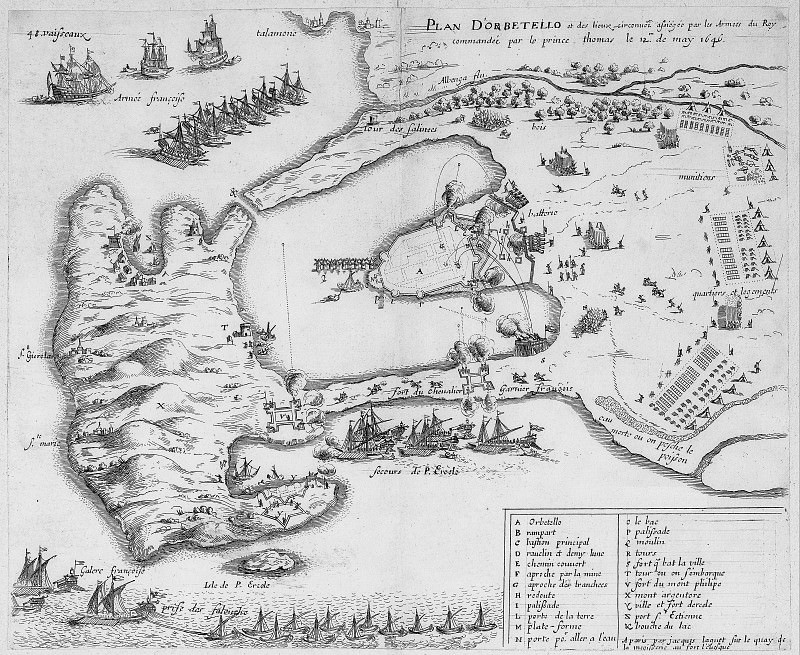 Orbetello Planı, 1646