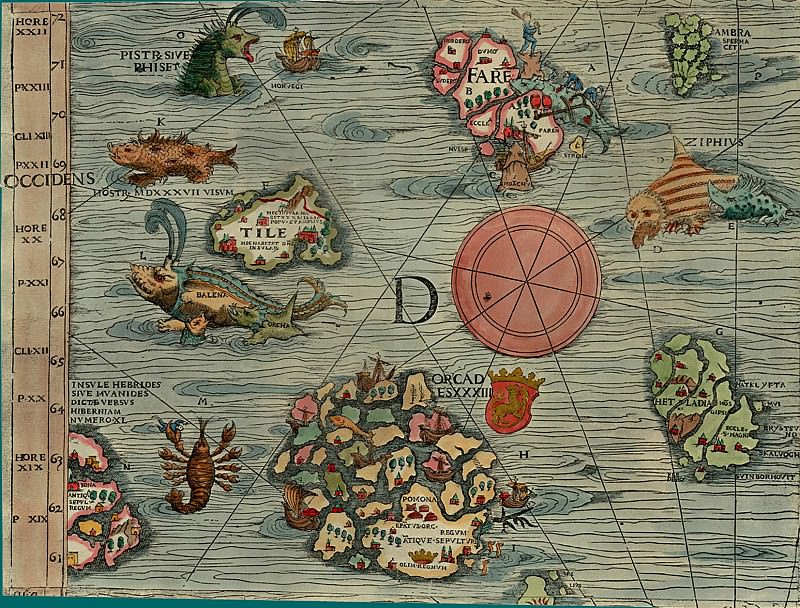 Olaus Magnus -1539, Şotland adaları