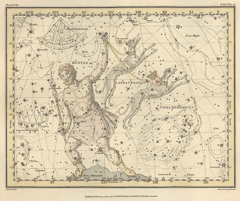 Çəkmələr, Venatiçi İtləri, Böyük Karlın Ürəyi, Menala Dağı