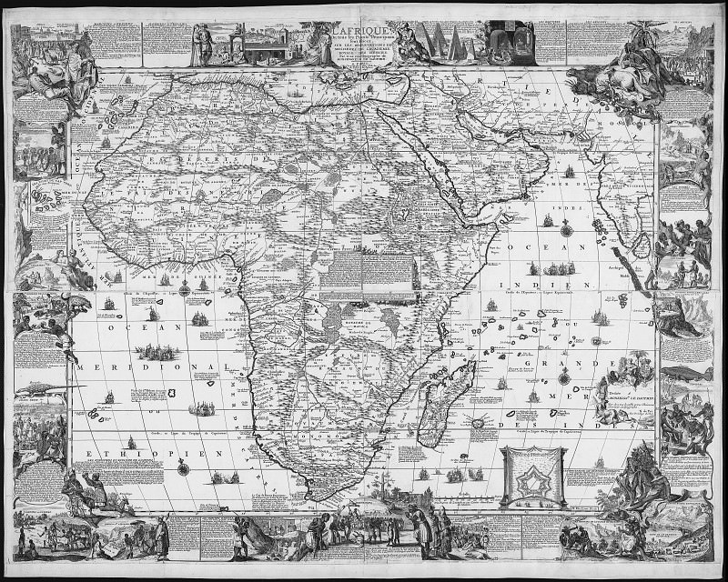 Afrika xəritəsi, 1698