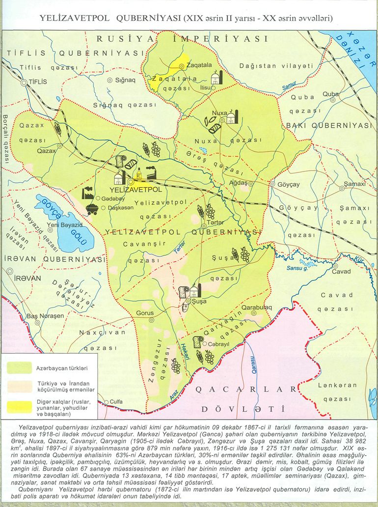 Yelizavetpol quberniyası (XIX əsrin II yarısı-XX əsrin əvvəlləri)