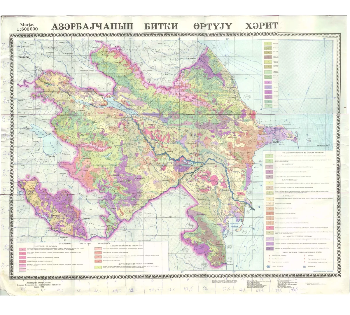 Azərbaycanın bitki ortuyu xeritesi