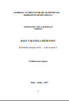 Rauf Vəli oğlu Hüseynov