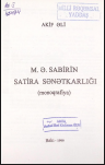 M.Ə.Sabirin satira sənətkarlığı