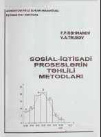Sosial-iqtisadi proseslərin təhlili metodları