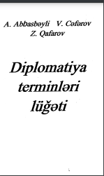 Diplomatiya terminləri lüğəti