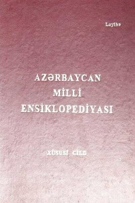 Azərbaycan Milli Ensiklopediyası: Xüsusi cild