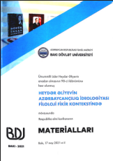 Heydər Əliyevin azərbaycançılıq ideologiyası filoloji fikir kontekstində: Ümummilli Lider Heydər Əliyevin anadan olmasının 98-ci ildönümünə həsr olunmuş Respublika elmi konfransının materialları