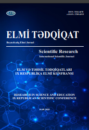 Elm və təhsil tədqiqatları. IX Respublika Elmi Konfransı (19.09.2025)