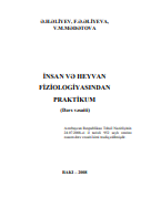 İnsan və heyvan fiziologiyasından praktikum