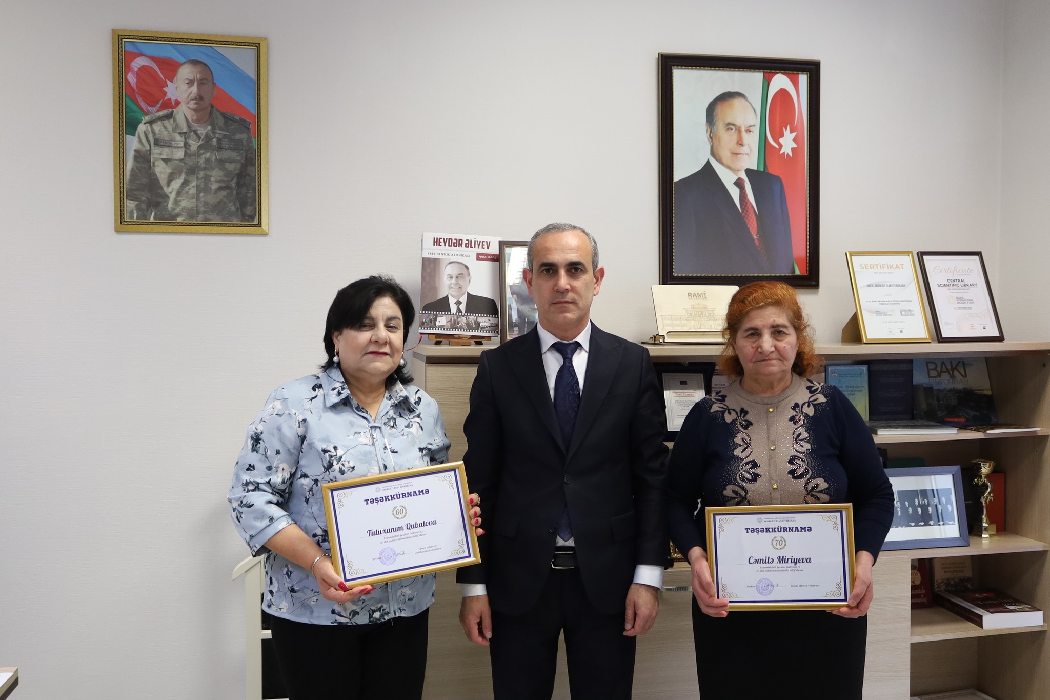 MEK əməkdaşları Təşəkkürnamə ilə təltif olunublar