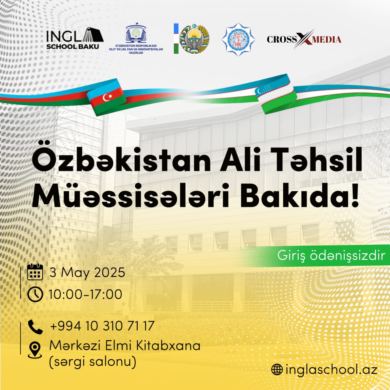 MEK-in təşkilati dəstəyi ilə Özbəkistan universitetlərinin sərgisi keçiriləcək