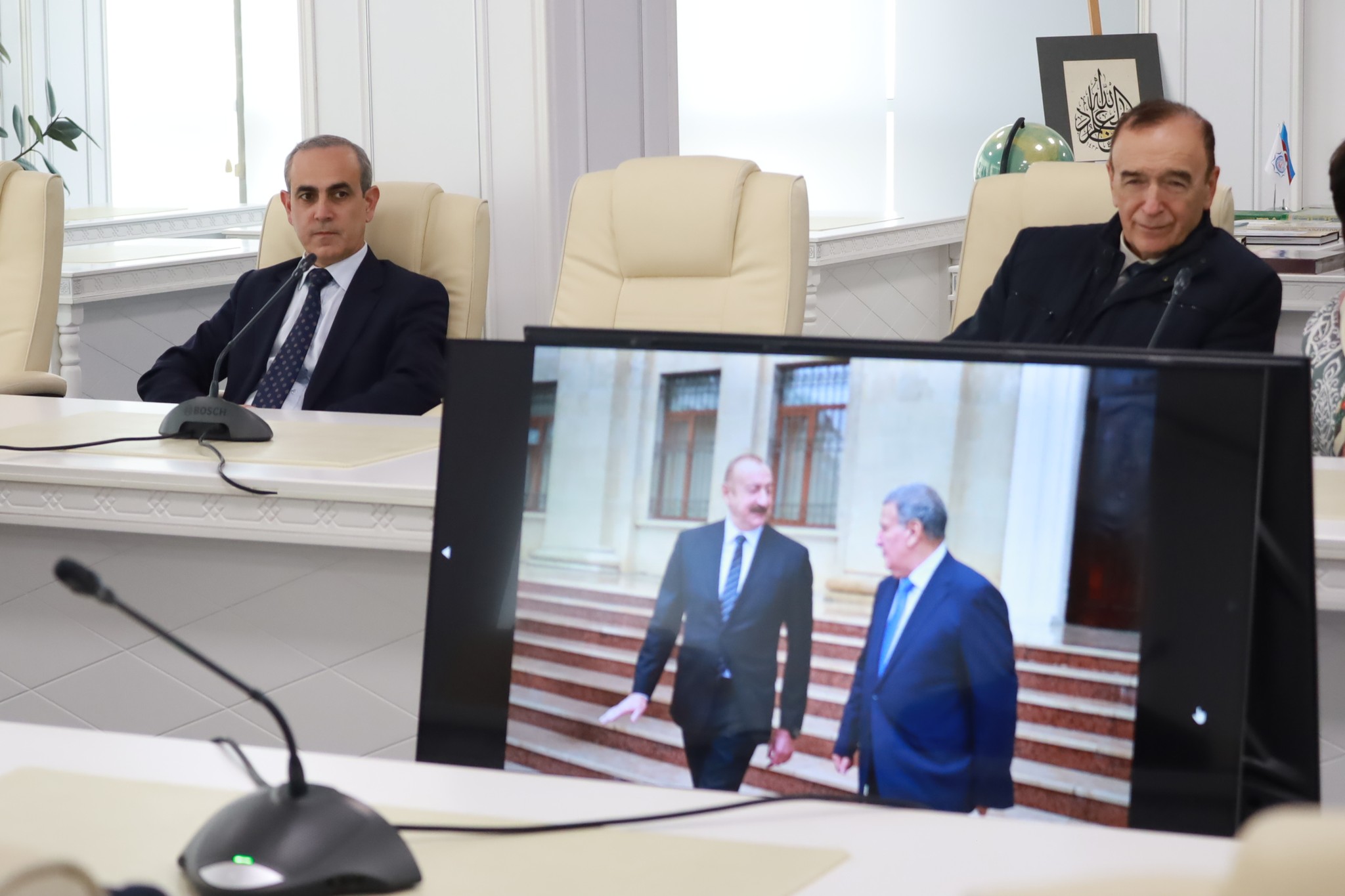 AMEA-nın 80 illik yubileyi çərçivəsində Mərkəzi Elmi Kitabxanada yeni elektron zalın açılışı olub