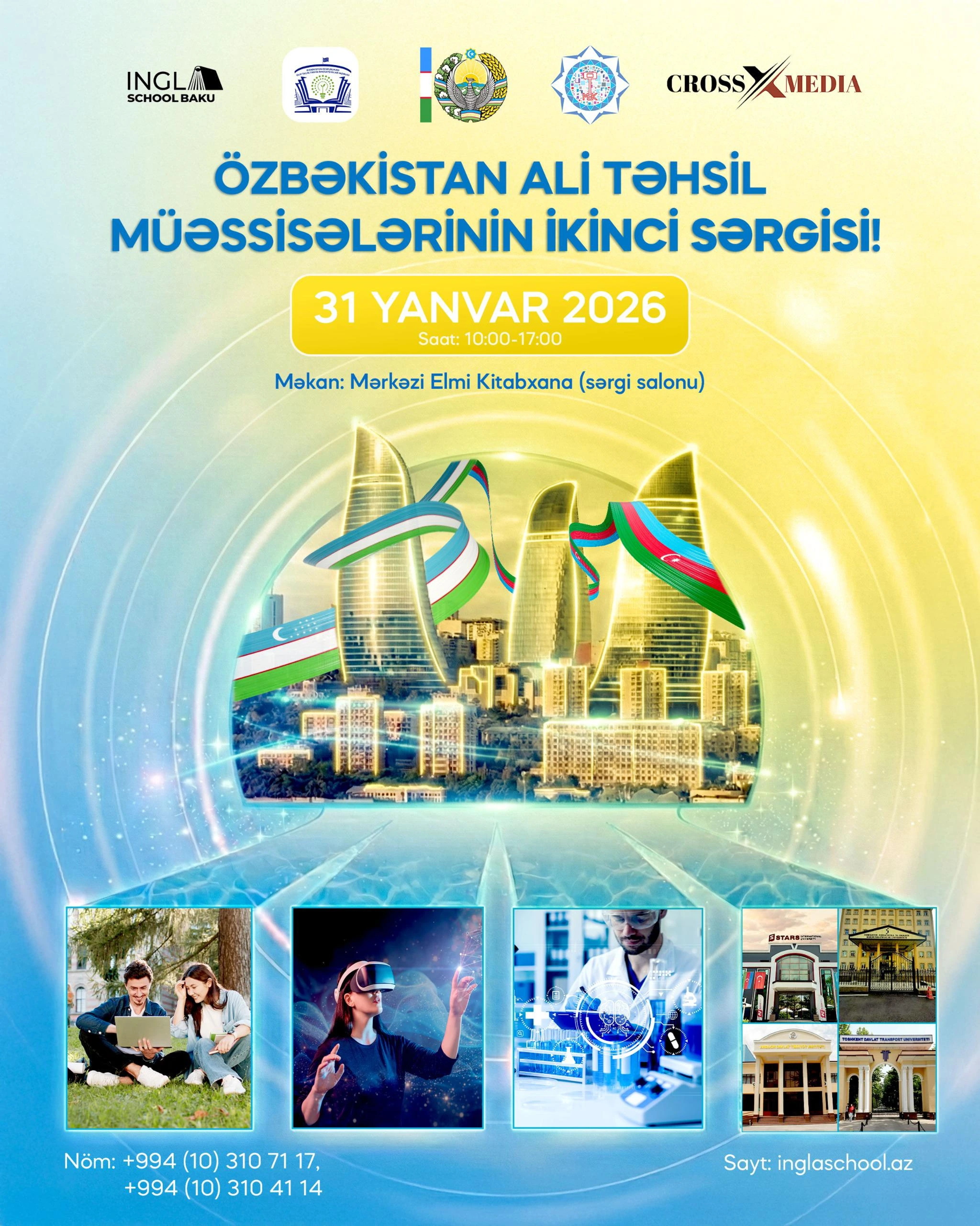 MEK-in təşkilati dəstəyi ilə Özbəkistan universitetlərinin II Təhsil Sərgisi keçiriləcək